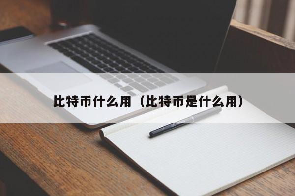 比特币什么用(比特币是什么用)