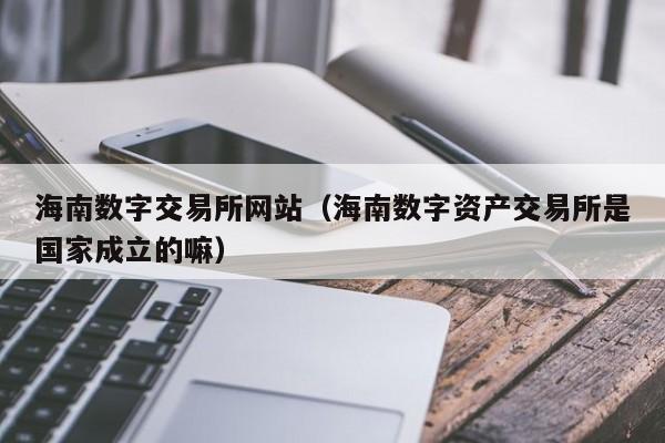 海南数字交易所网站(海南数字资产交易所是国家成立的嘛)